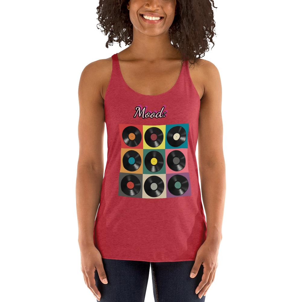 Mood Vinyls Ladies Racerback Tank Top - BeExtra! Apparel & More