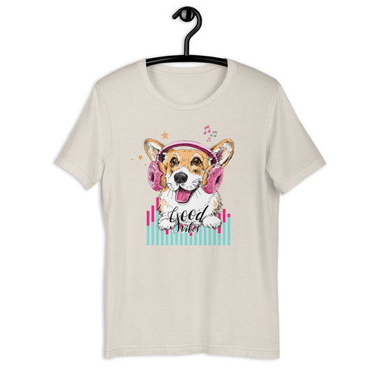 Music Corgi Short-Sleeve Unisex T-Shirt - BeExtra! Apparel & More
