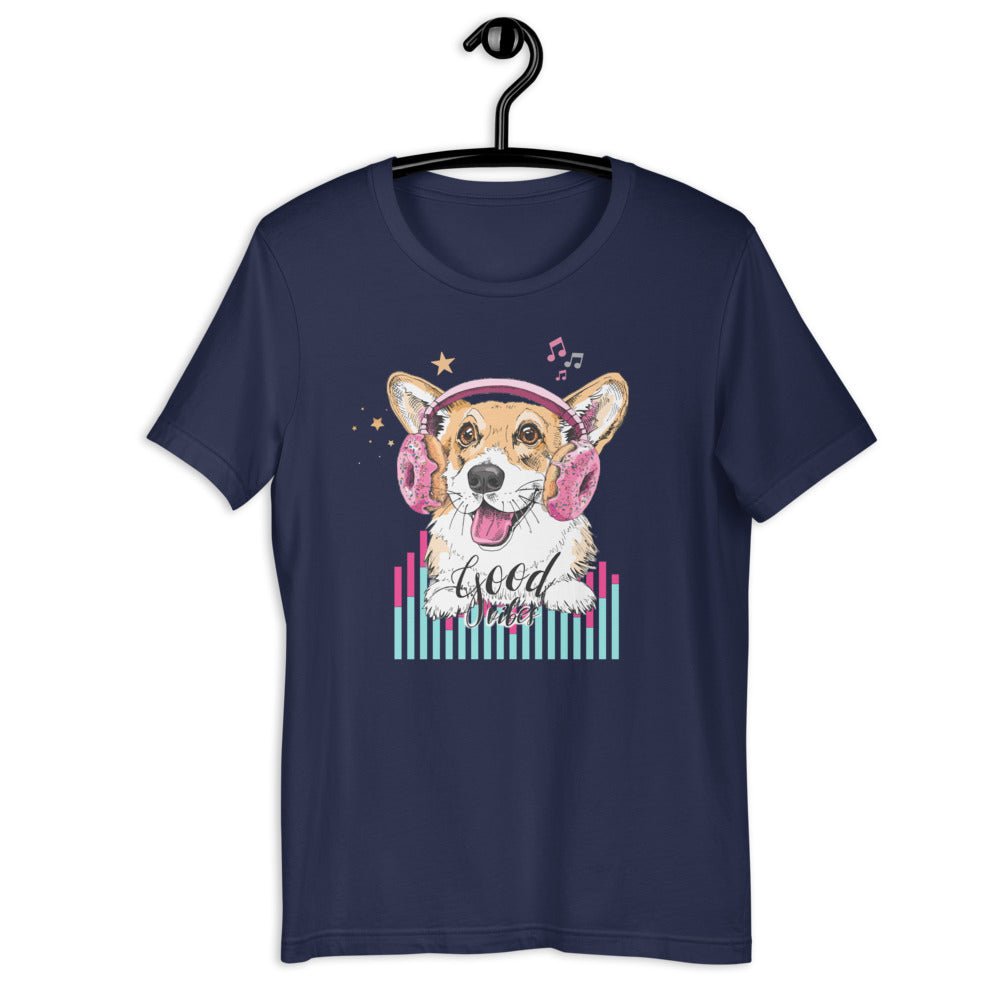 Music Corgi Short-Sleeve Unisex T-Shirt - BeExtra! Apparel & More