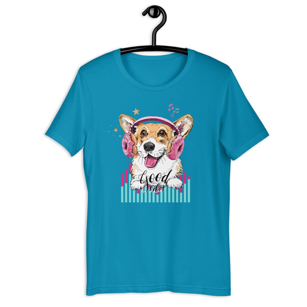 Music Corgi Short-Sleeve Unisex T-Shirt - BeExtra! Apparel & More