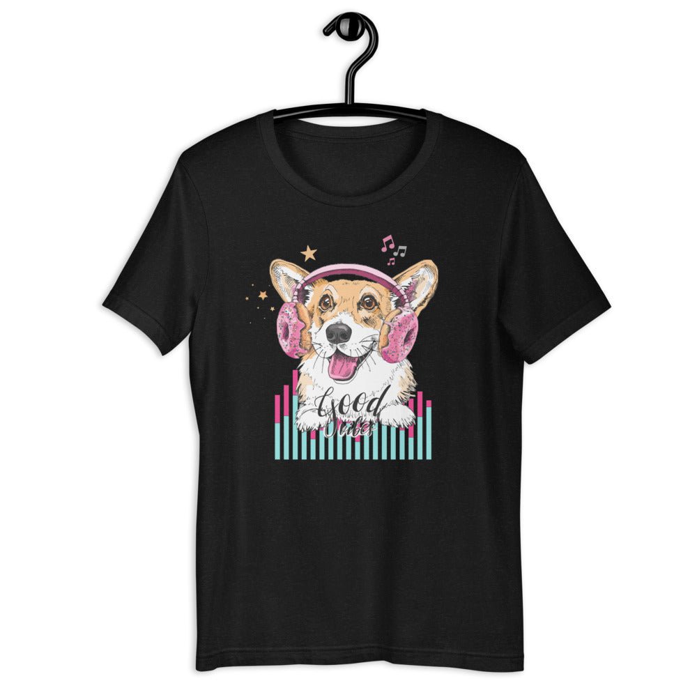 Music Corgi Short-Sleeve Unisex T-Shirt - BeExtra! Apparel & More