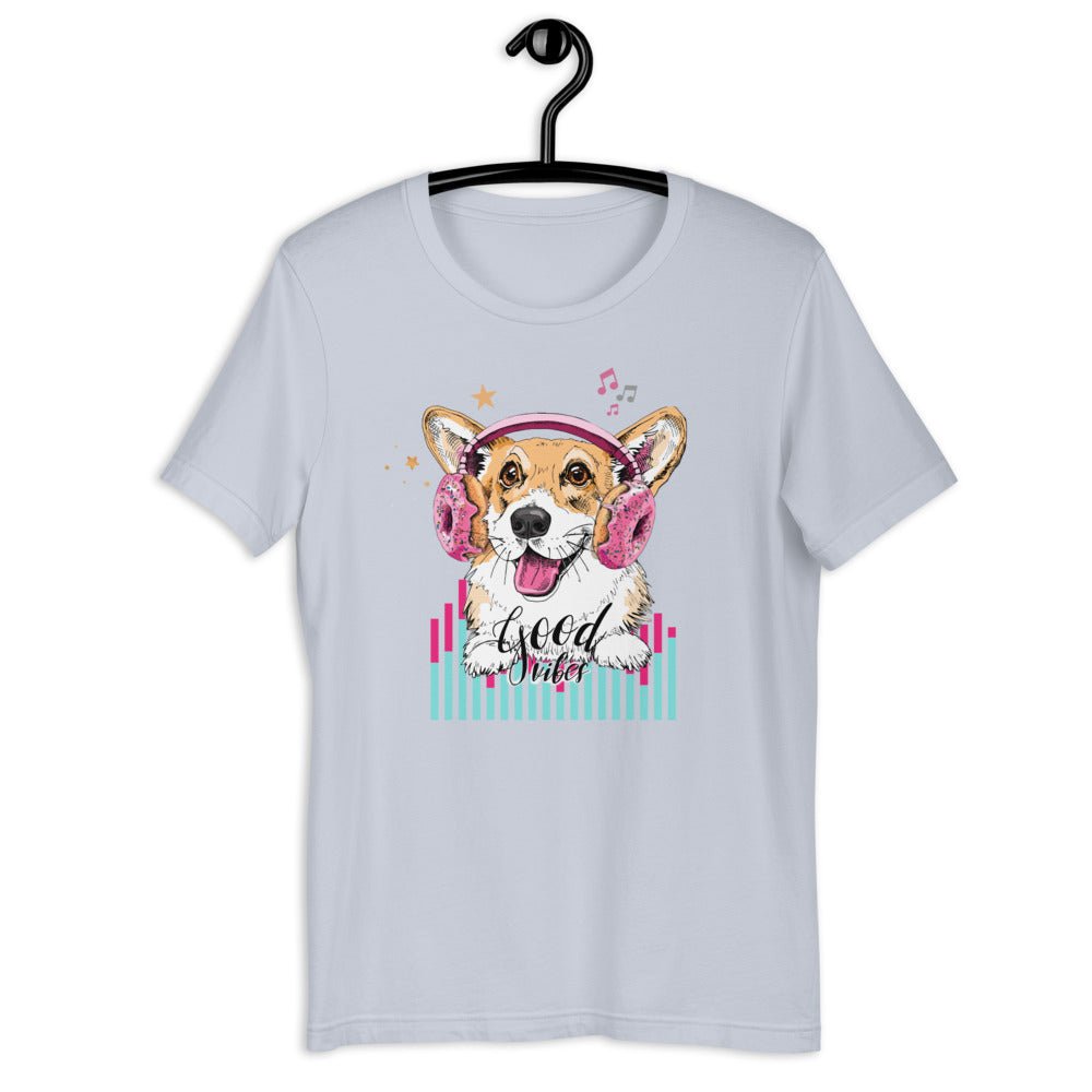Music Corgi Short-Sleeve Unisex T-Shirt - BeExtra! Apparel & More