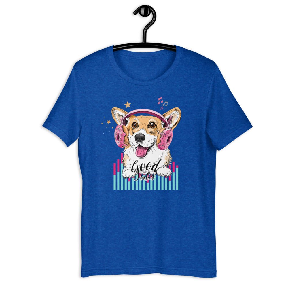 Music Corgi Short-Sleeve Unisex T-Shirt - BeExtra! Apparel & More