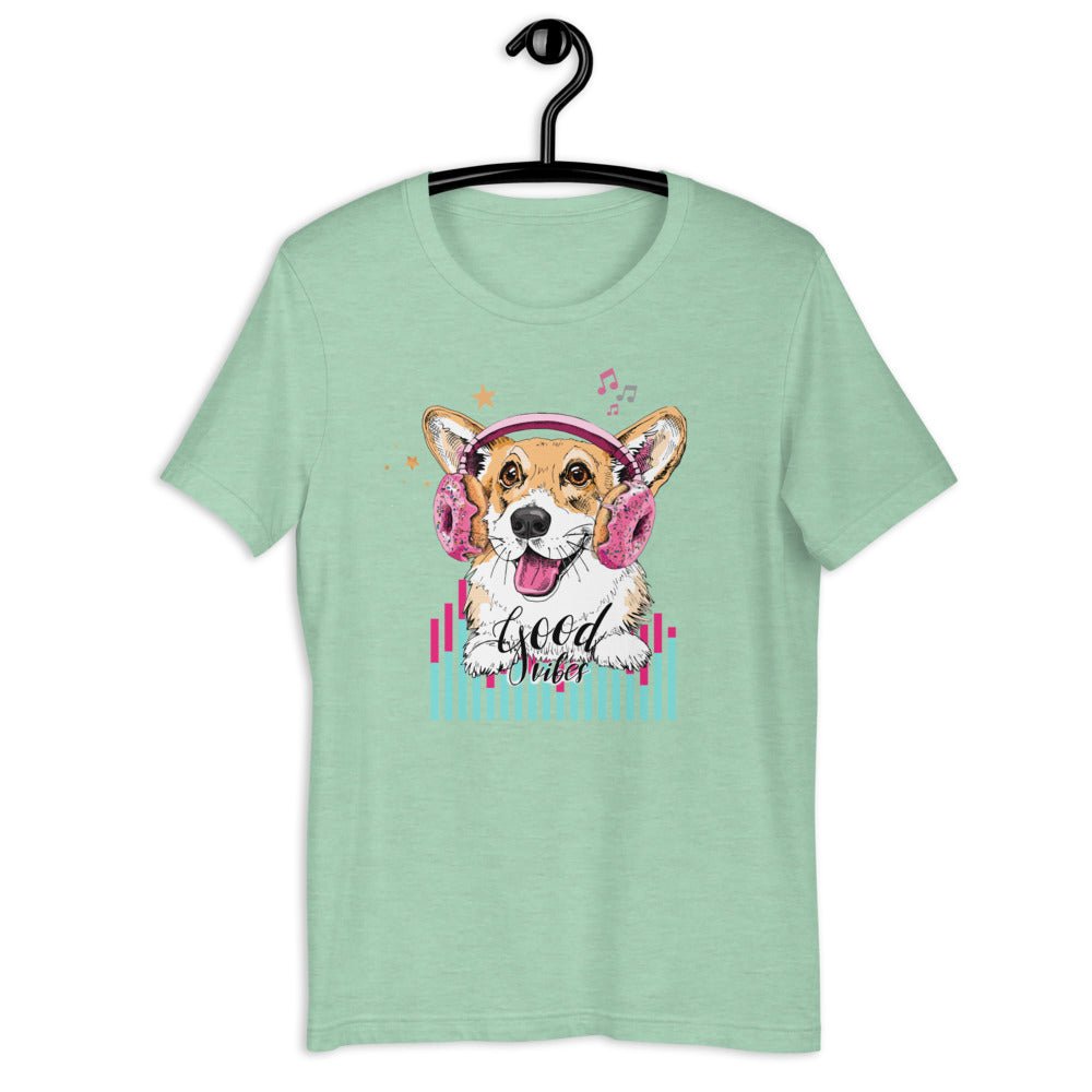 Music Corgi Short-Sleeve Unisex T-Shirt - BeExtra! Apparel & More