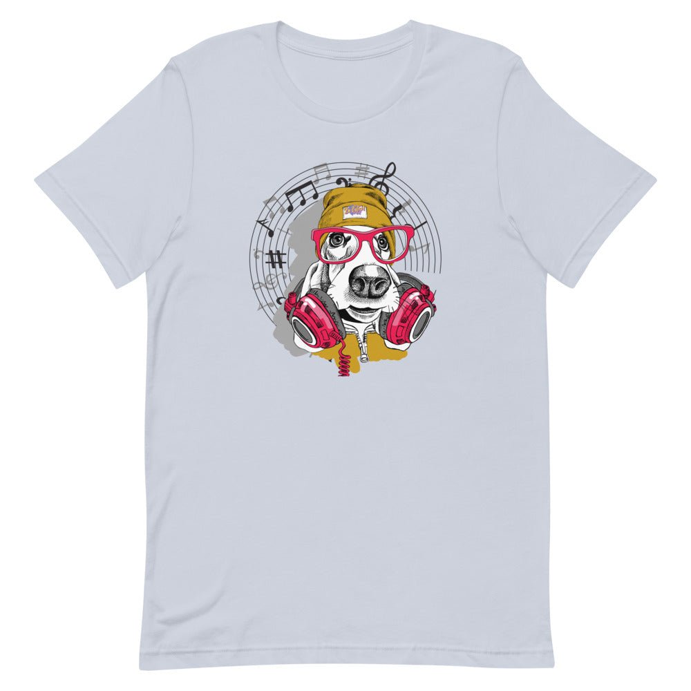 Music Dog Short-Sleeve Unisex T-Shirt - BeExtra! Apparel & More