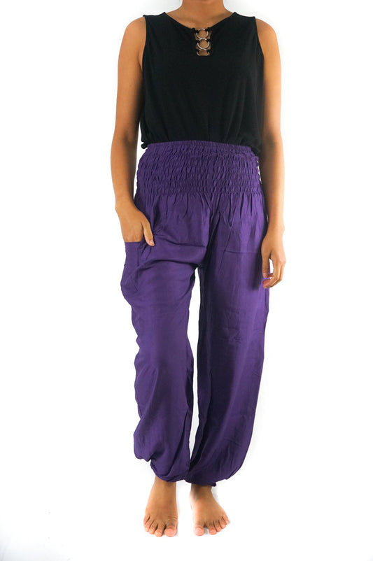 Purple Dream Boho Harem Pants - BeExtra! Apparel & More