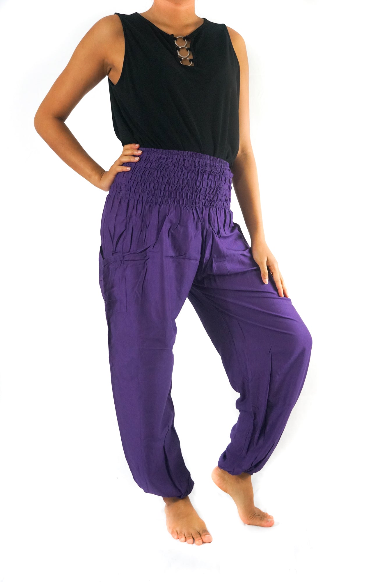 Purple Dream Boho Harem Pants - BeExtra! Apparel & More