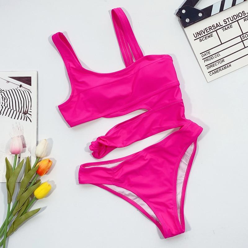 Sexy Cut Out Side One Piece Women Swimsuit - BeExtra! Apparel & More