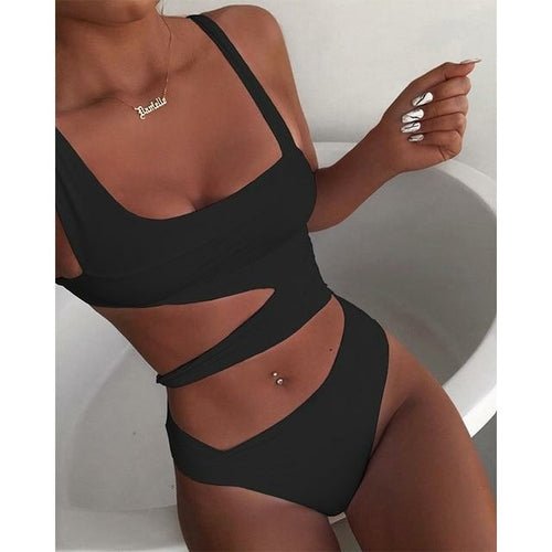 Sexy Cut Out Side One Piece Women Swimsuit - BeExtra! Apparel & More