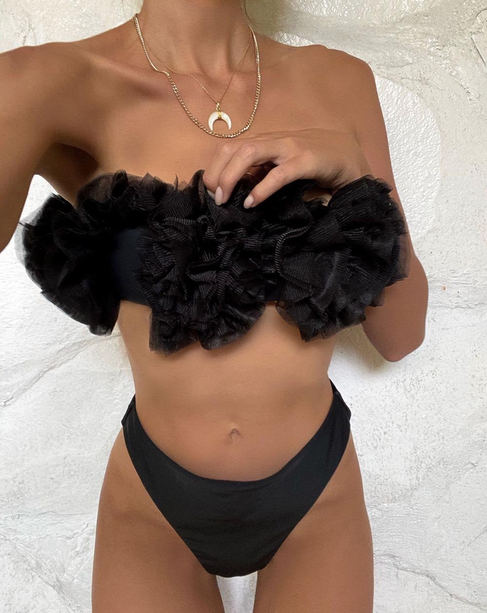 Sexy Lace Ruffle Bikini Set - BeExtra! Apparel & More