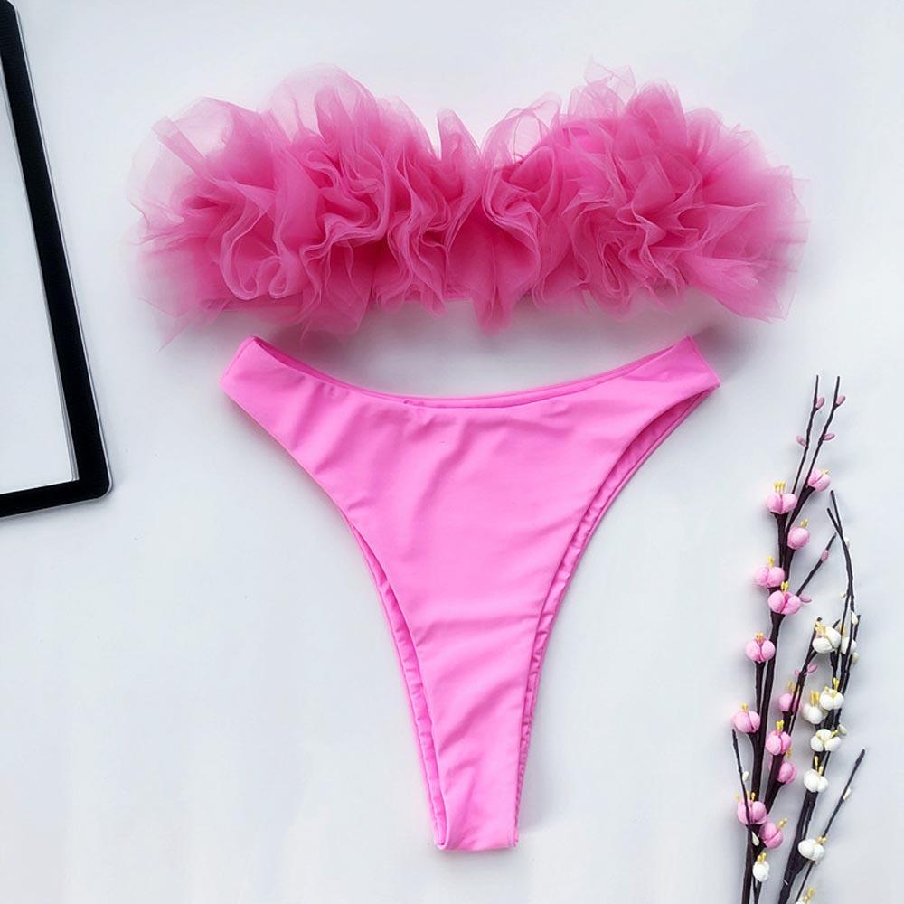 Sexy Lace Ruffle Bikini Set - BeExtra! Apparel & More