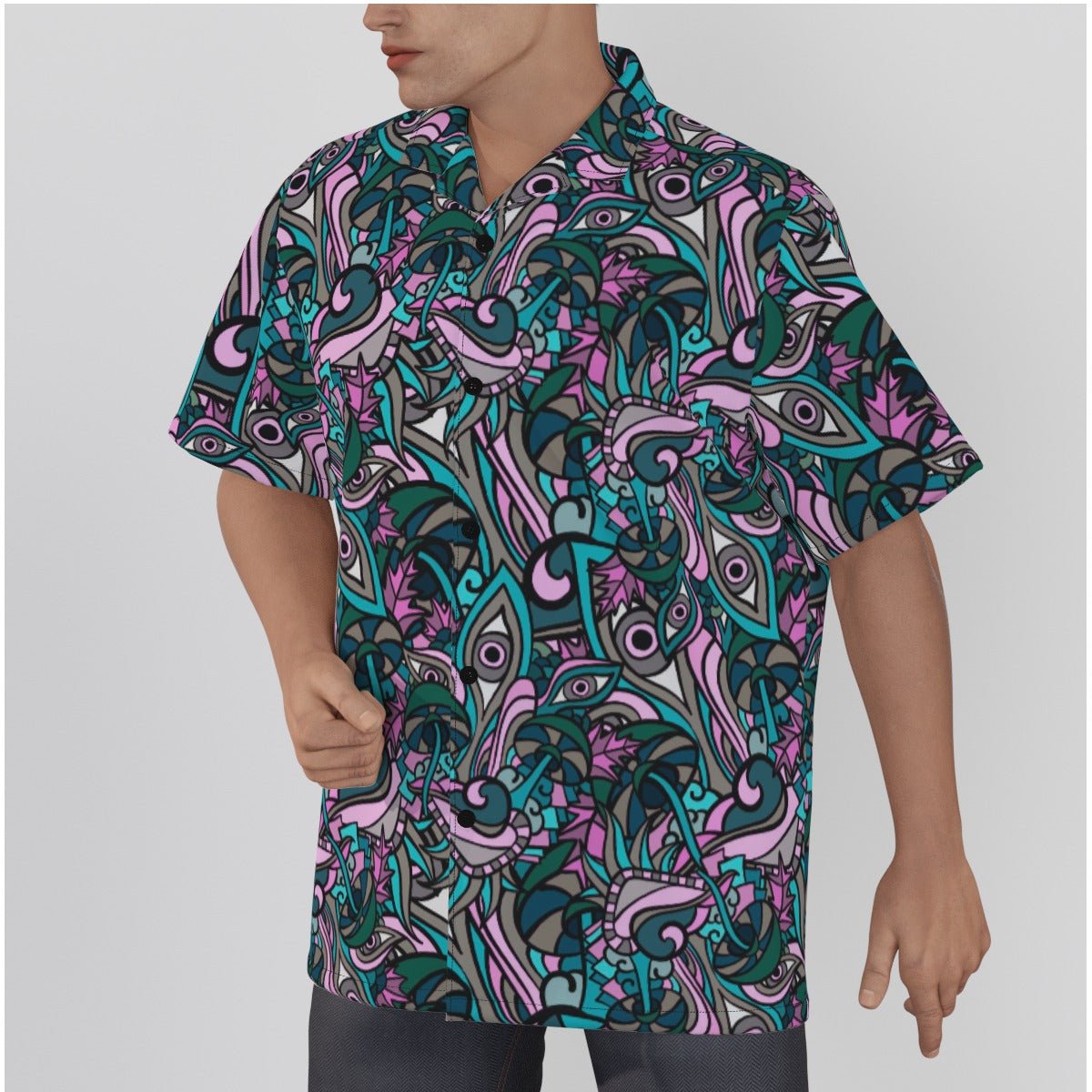 Wild Life Men's Hawaiian Shirt - BeExtra! Apparel & More