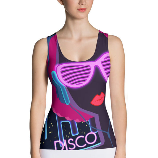 Women's Body Hugging Disco Tank Top - BeExtra! Apparel & More