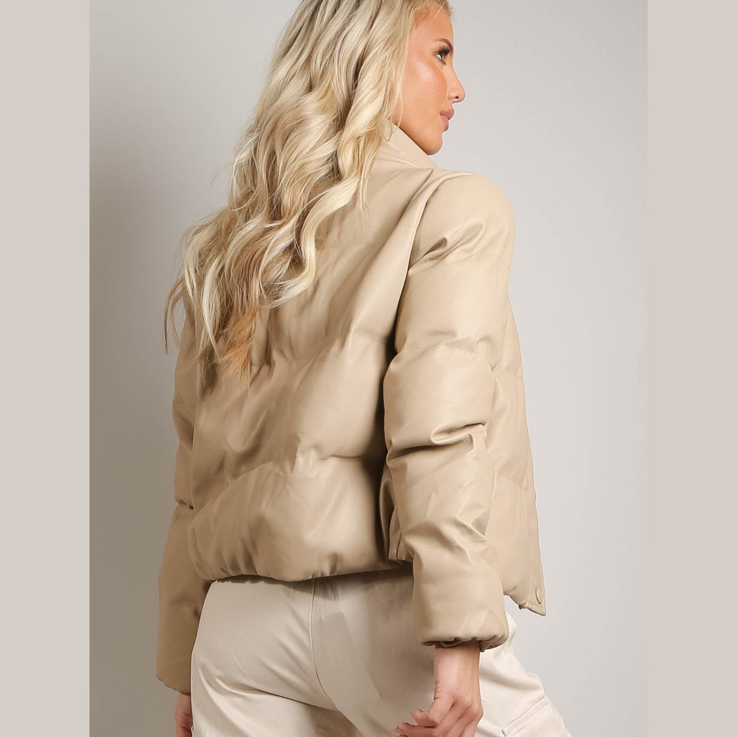 Women's Boxy Puffer Jacket - BeExtra! Apparel & More