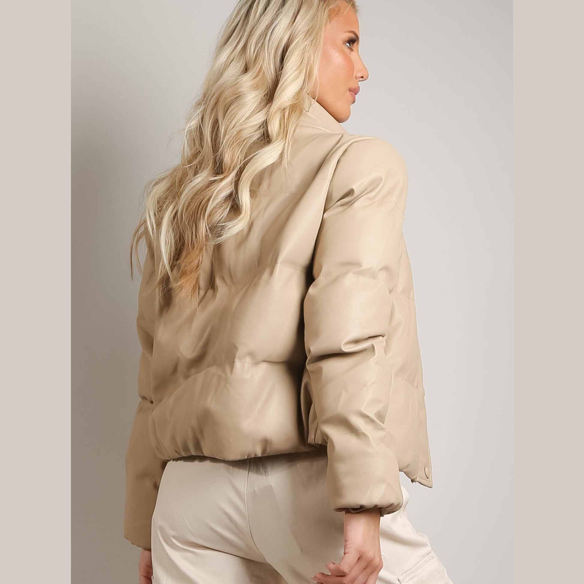 Women's Boxy Puffer Jacket - BeExtra! Apparel & More