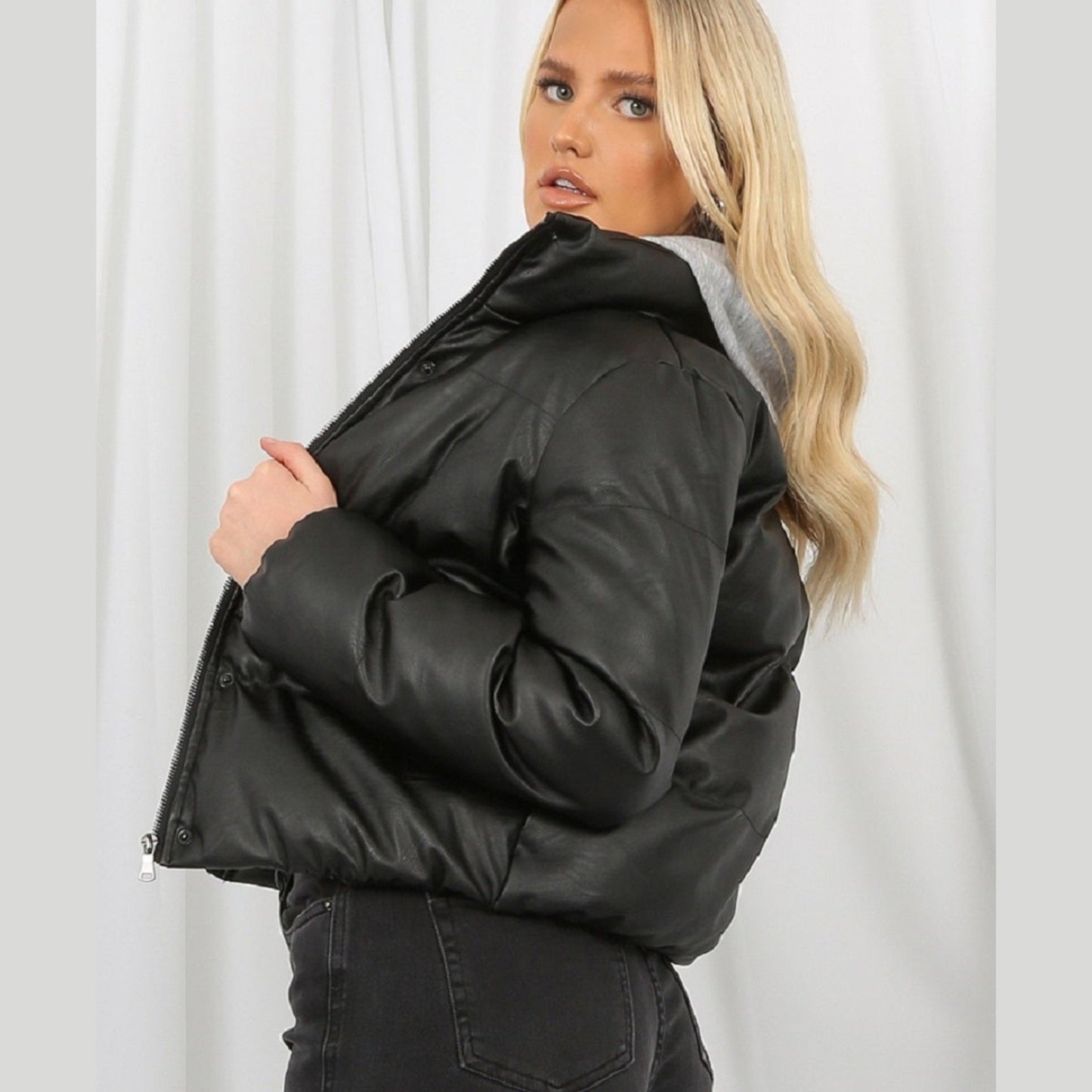 Women's Boxy Puffer Jacket - BeExtra! Apparel & More
