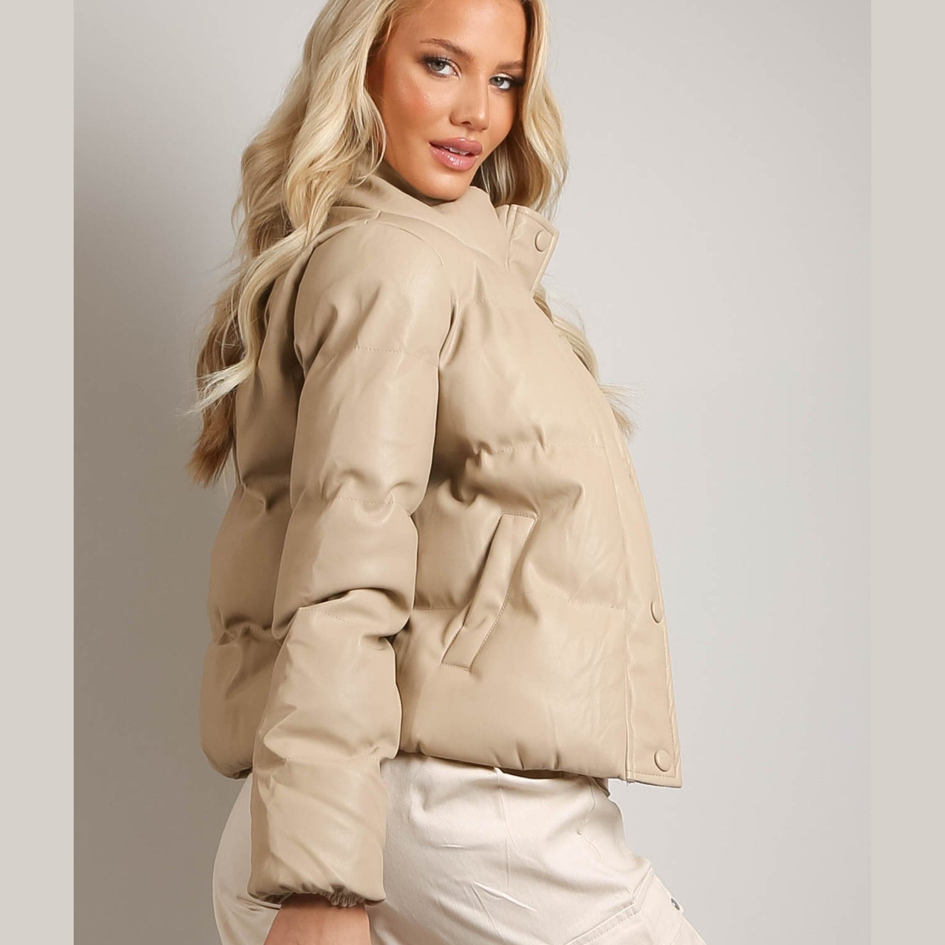 Women's Boxy Puffer Jacket - BeExtra! Apparel & More