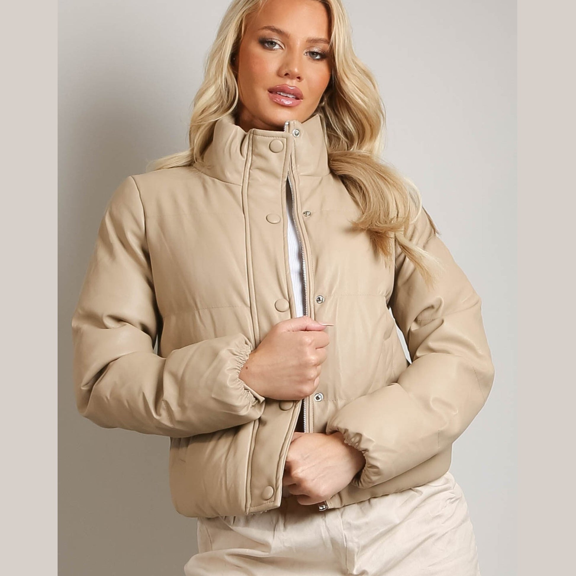 Women's Boxy Puffer Jacket - BeExtra! Apparel & More