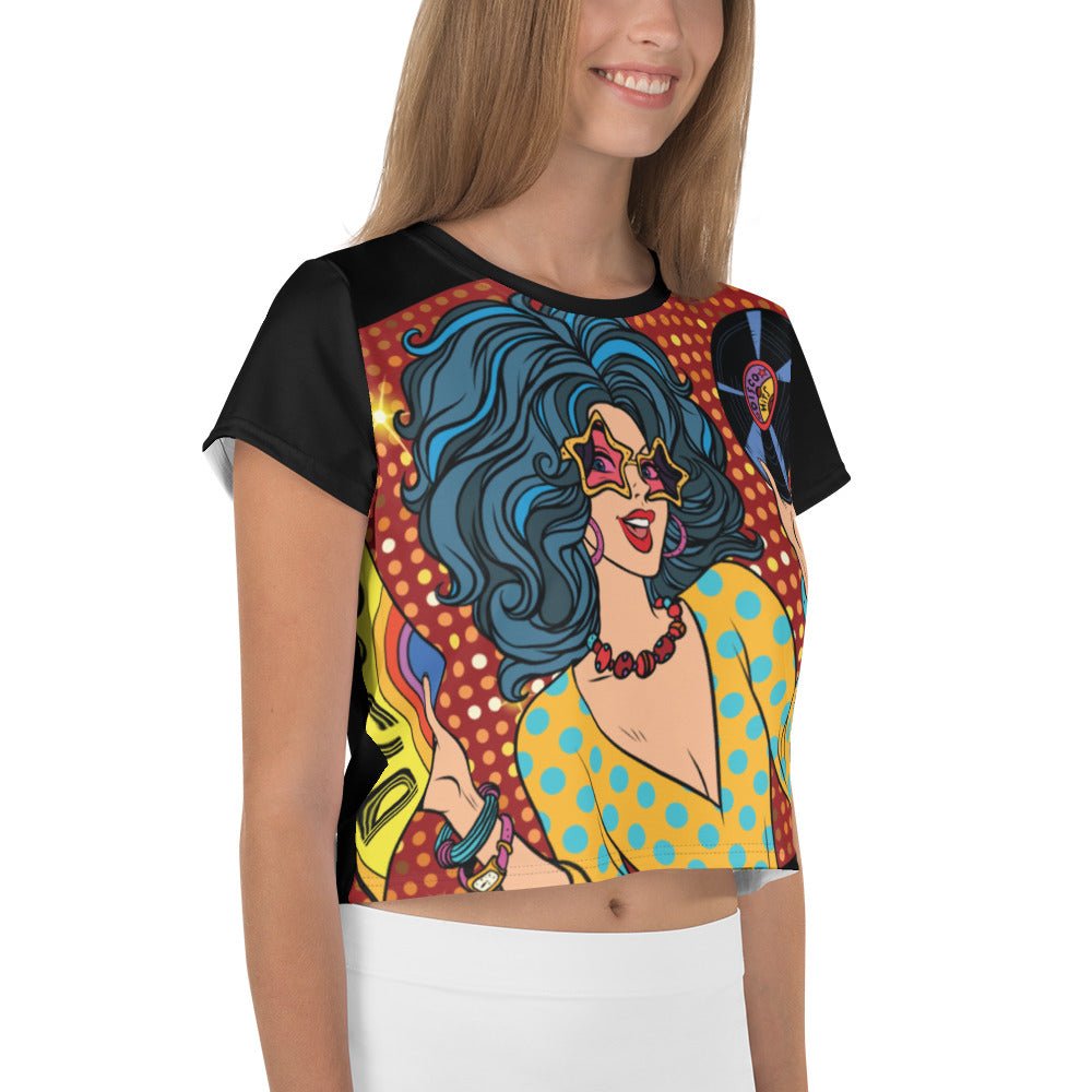 Women's Disco Diva Crop Top - BeExtra! Apparel & More