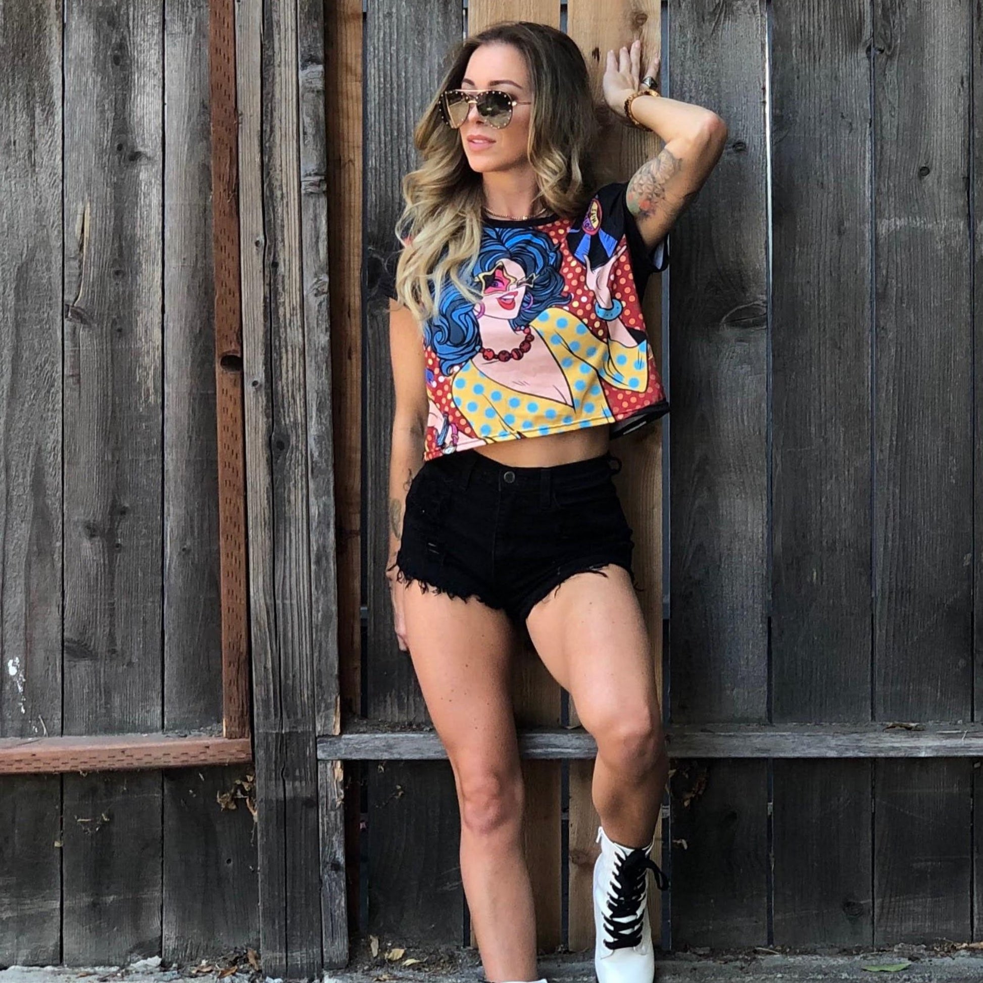 Women's Disco Diva Crop Top - BeExtra! Apparel & More