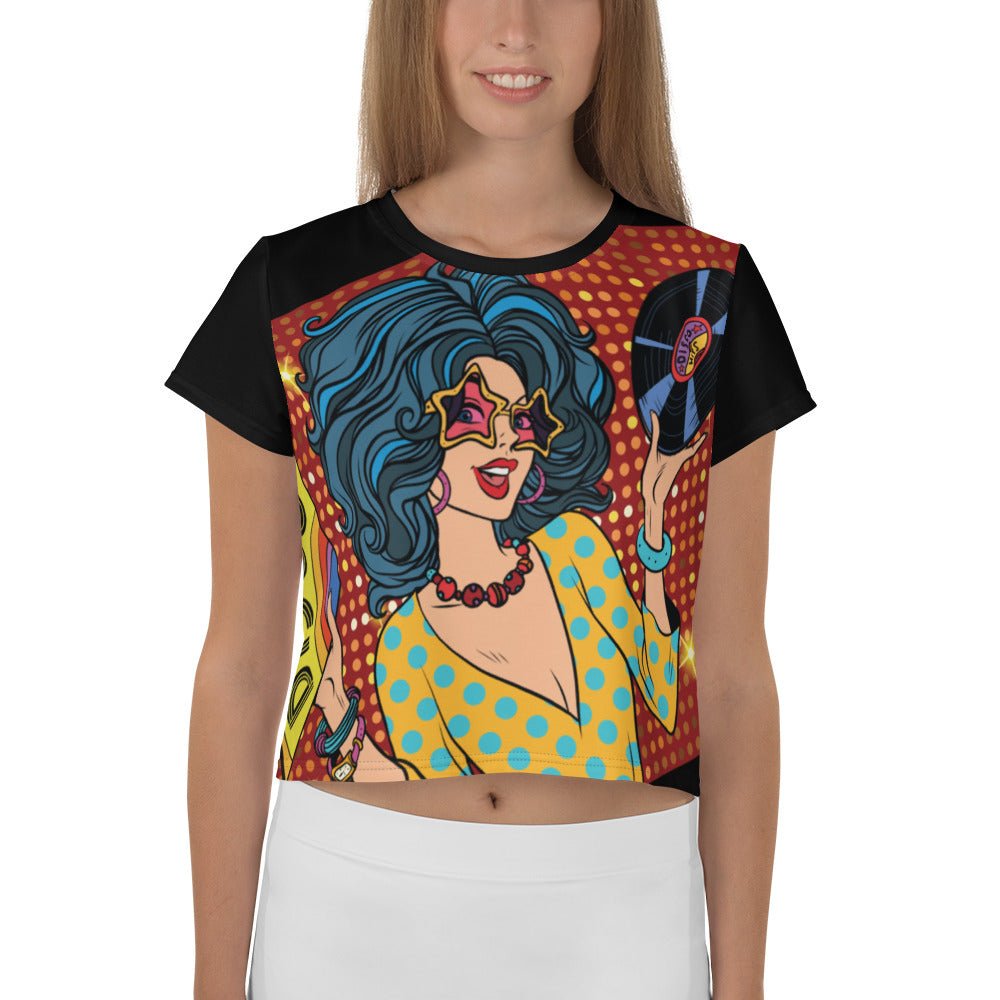 Women's Disco Diva Crop Top - BeExtra! Apparel & More