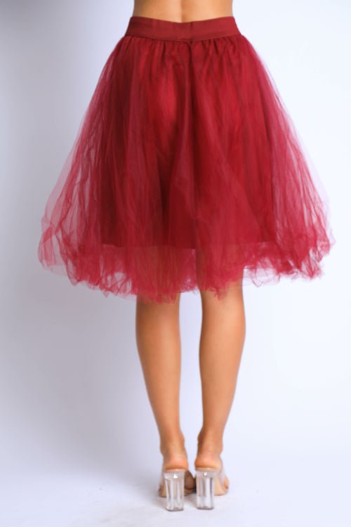 Women's Layered Knee Length Tutu Skirt - BeExtra! Apparel & More