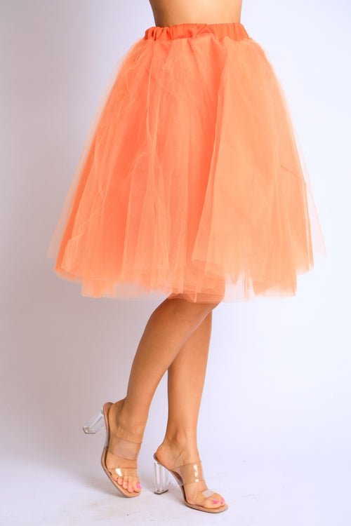 Women's Layered Knee Length Tutu Skirt - BeExtra! Apparel & More