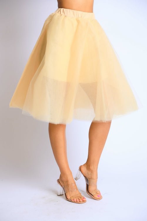 Women's Layered Knee Length Tutu Skirt - BeExtra! Apparel & More