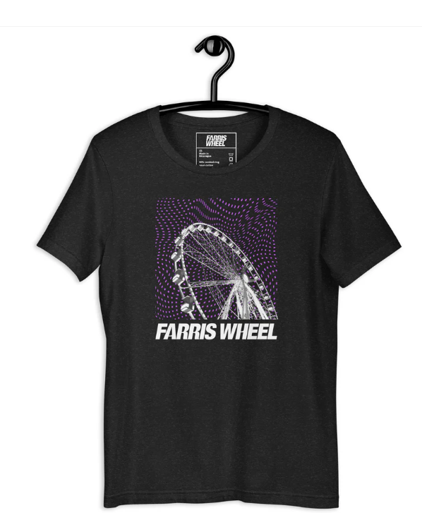 Farris Wheel Motion Print T-Shirt