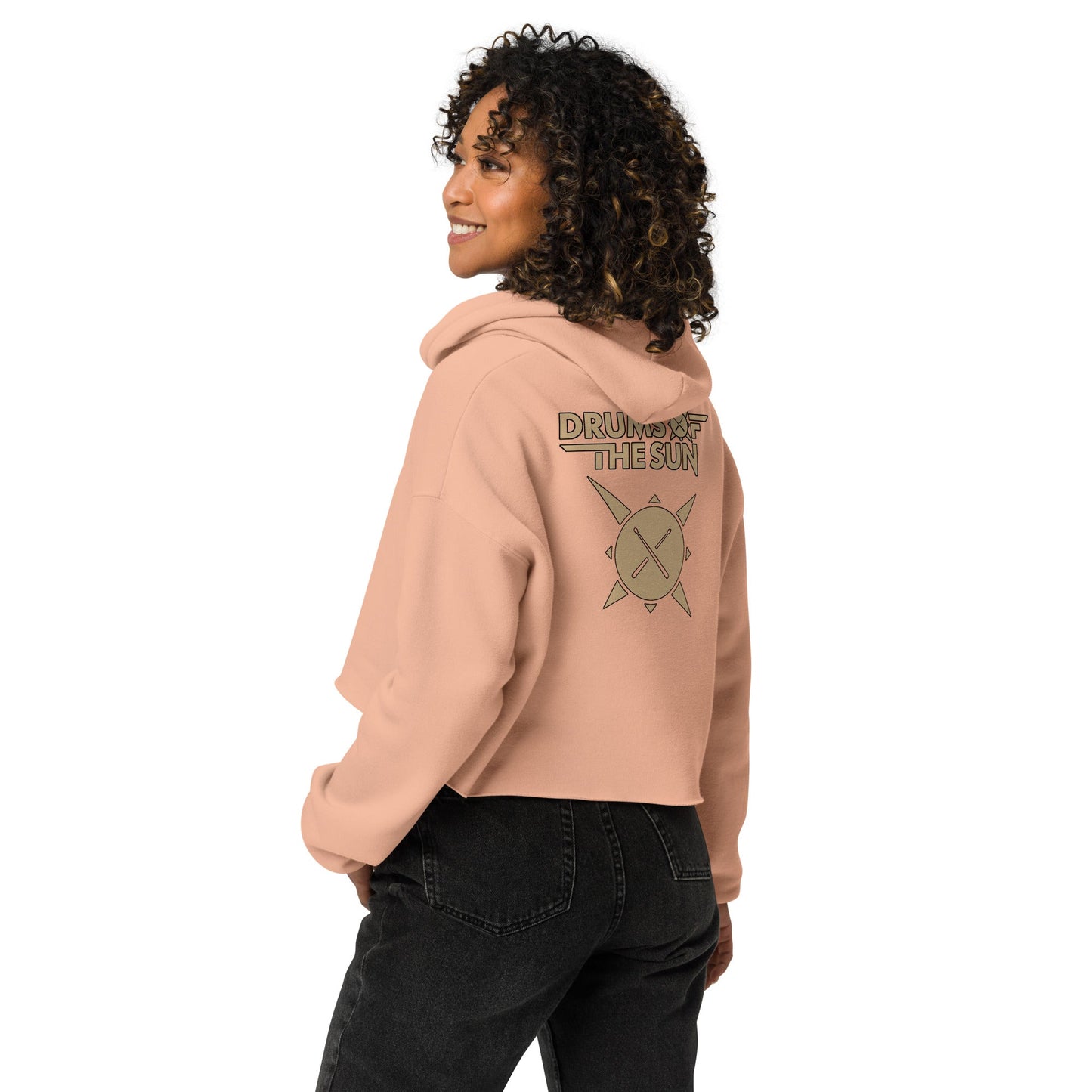 Drums of the Sun Soft Crop Hoodie - BeExtra! Apparel & More