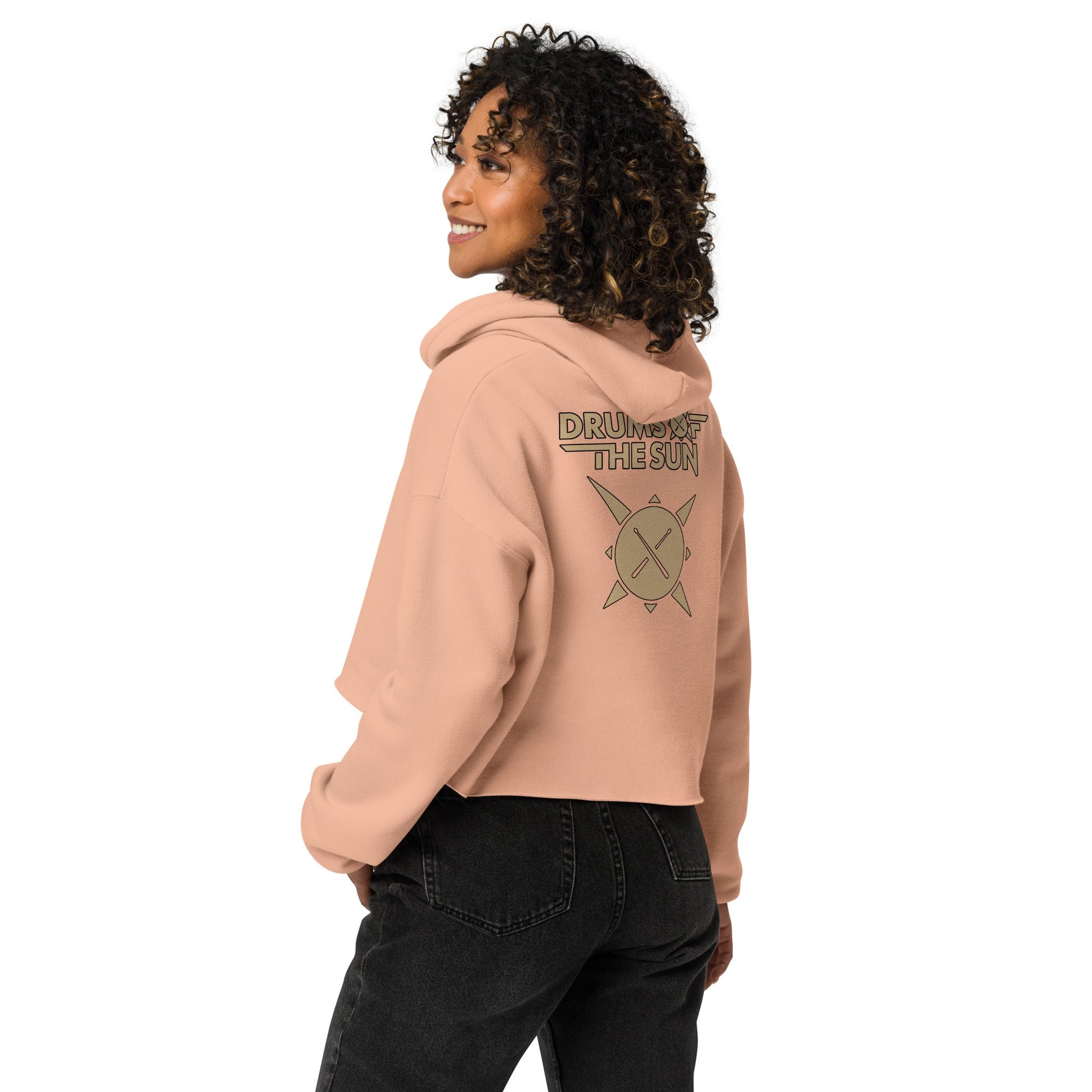 Drums of the Sun Soft Crop Hoodie - BeExtra! Apparel & More