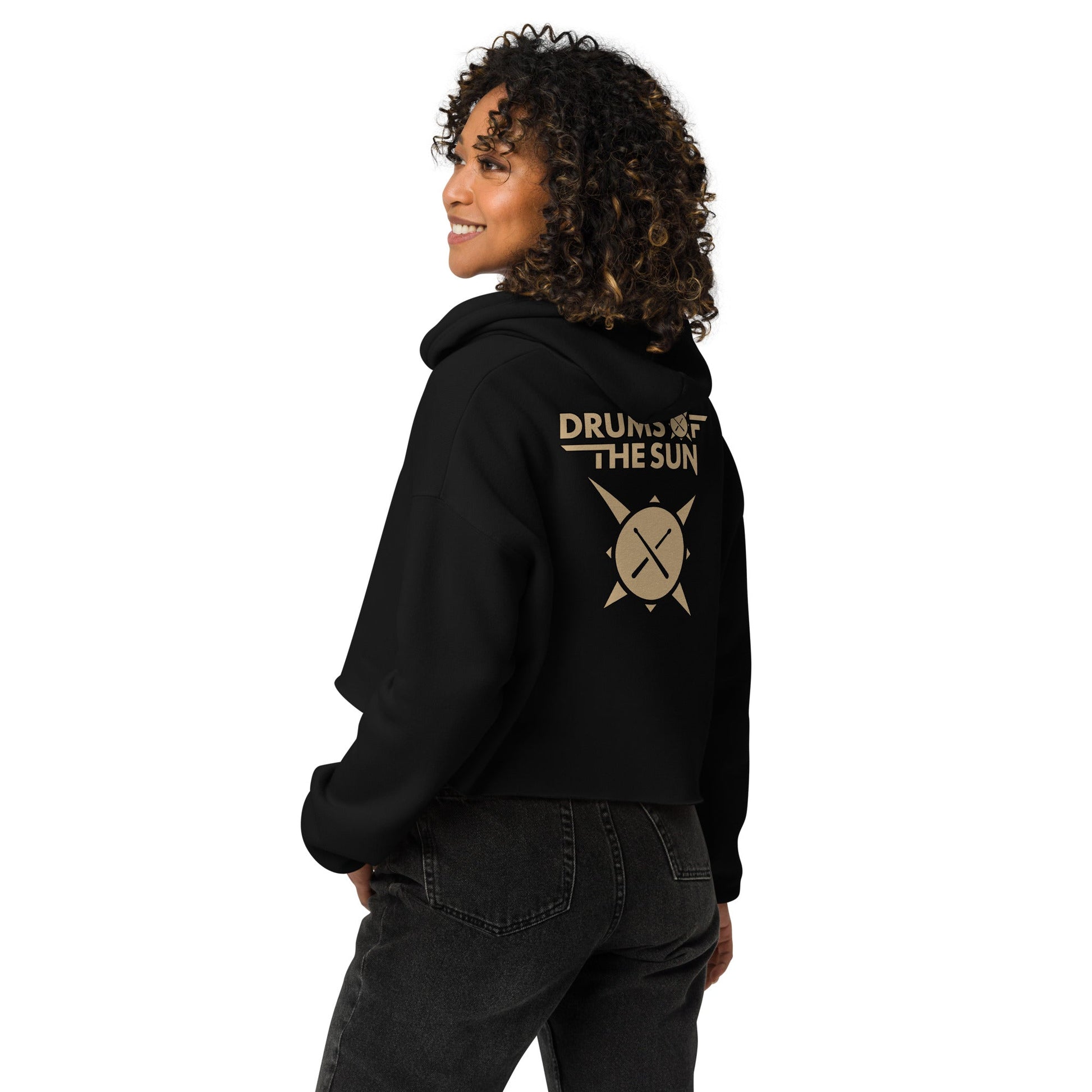 Drums of the Sun Soft Crop Hoodie - BeExtra! Apparel & More