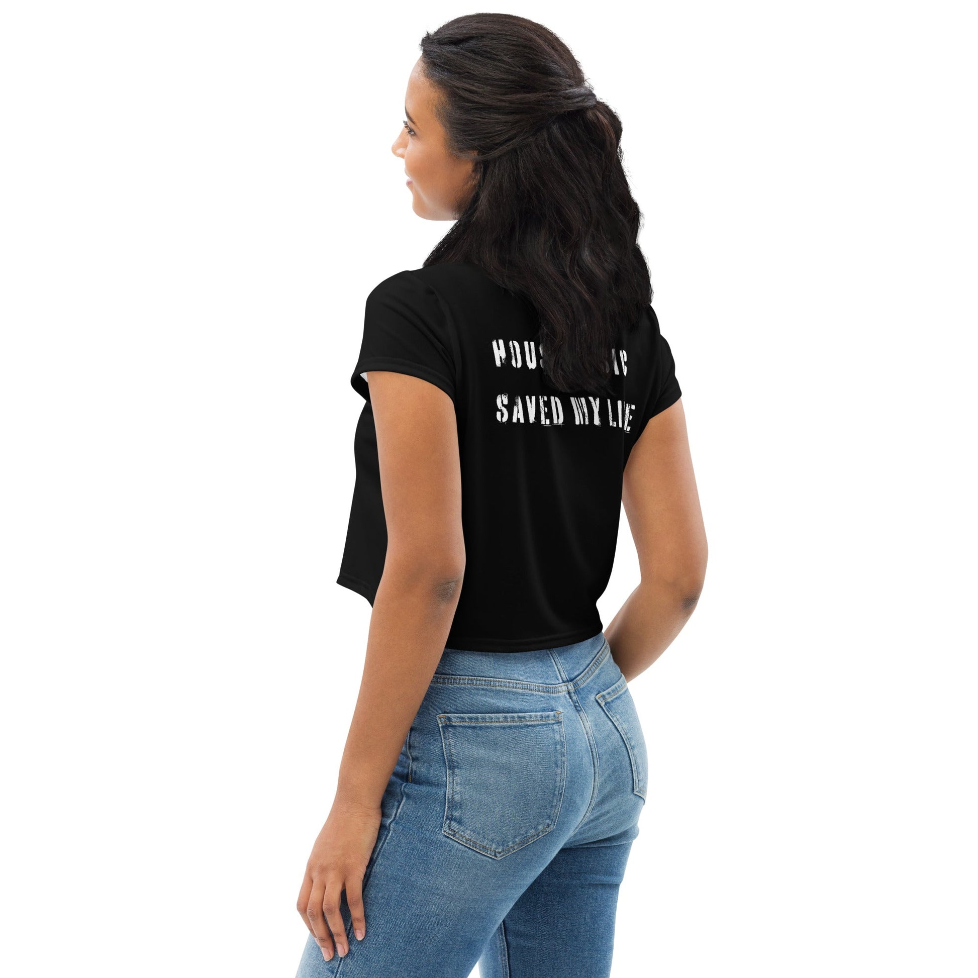Farris Wheel House Music Saved My Life Crop Top - BeExtra! Apparel & More