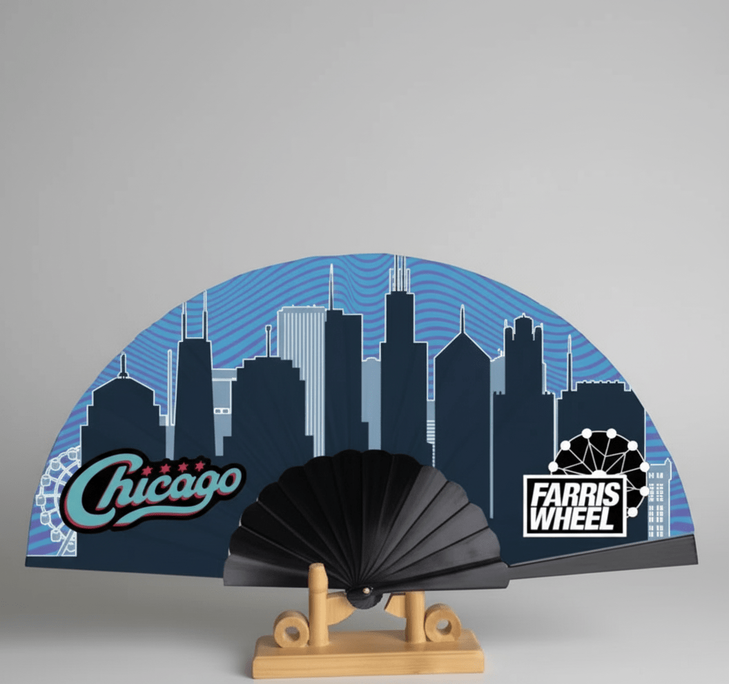 Farris Wheel Large Festival Fan - BeExtra! Apparel & More