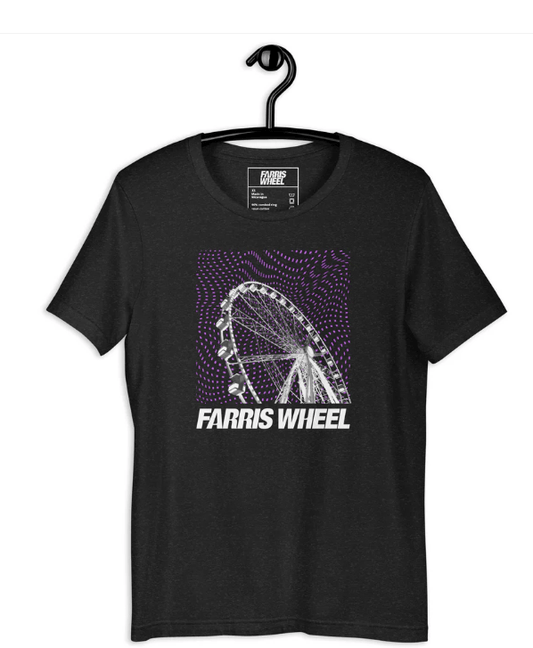 Farris Wheel Motion Print T-Shirt - BeExtra! Apparel & More