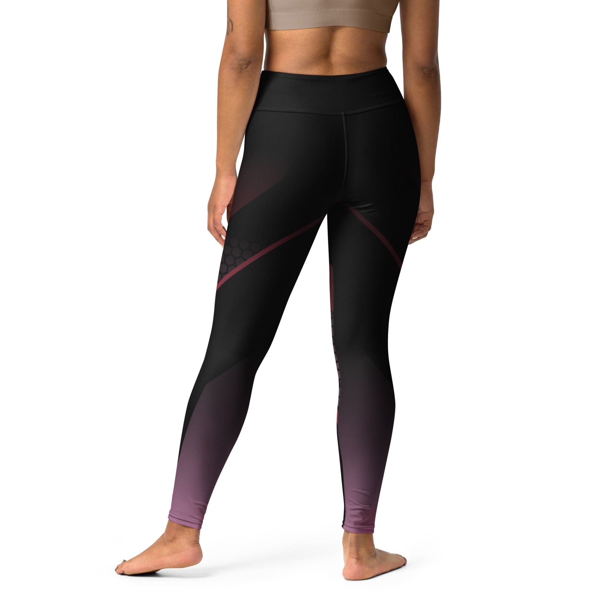 Farris Wheel Women's Yoga Leggings Pink Flex - BeExtra! Apparel & More
