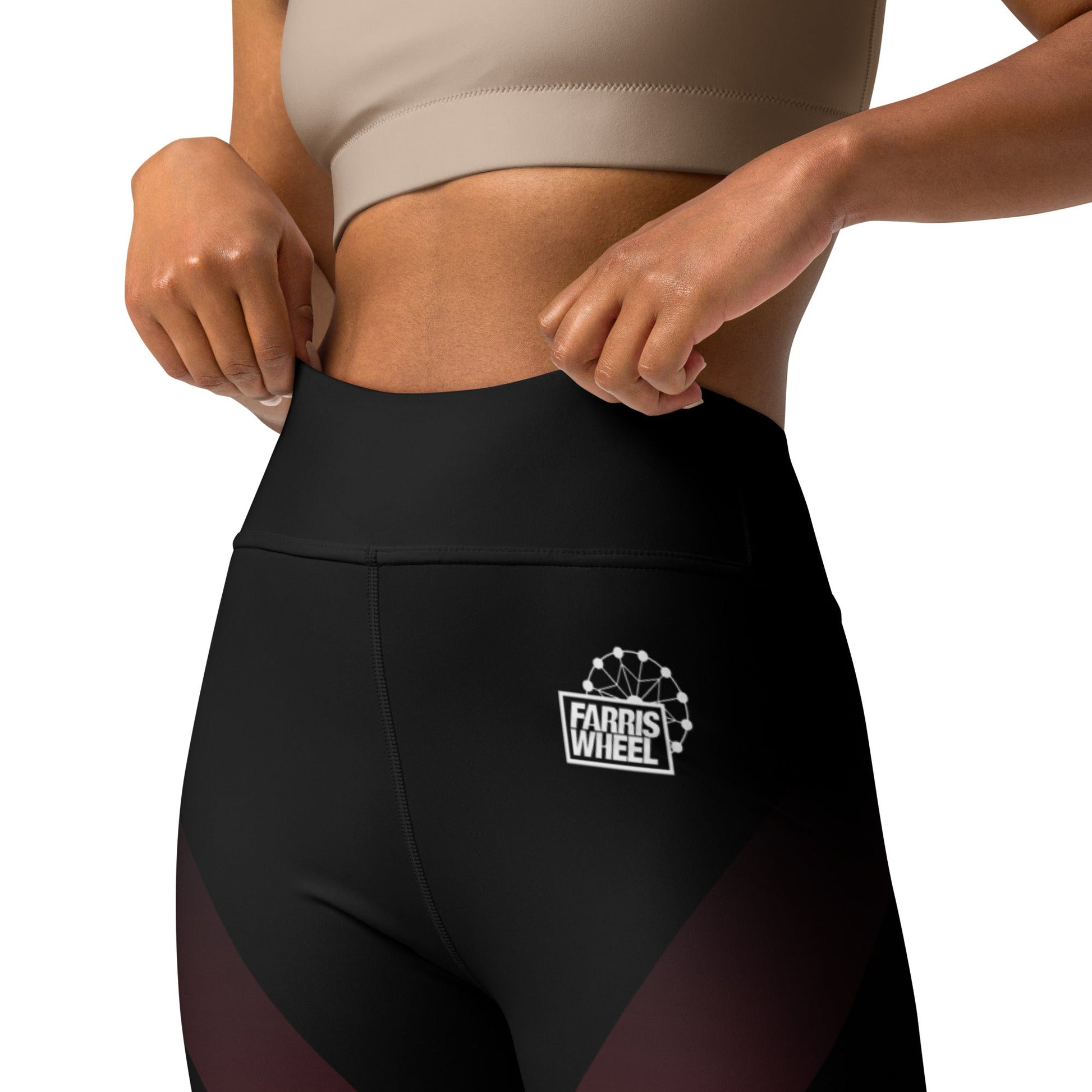 Farris Wheel Women's Yoga Leggings Pink Flex - BeExtra! Apparel & More
