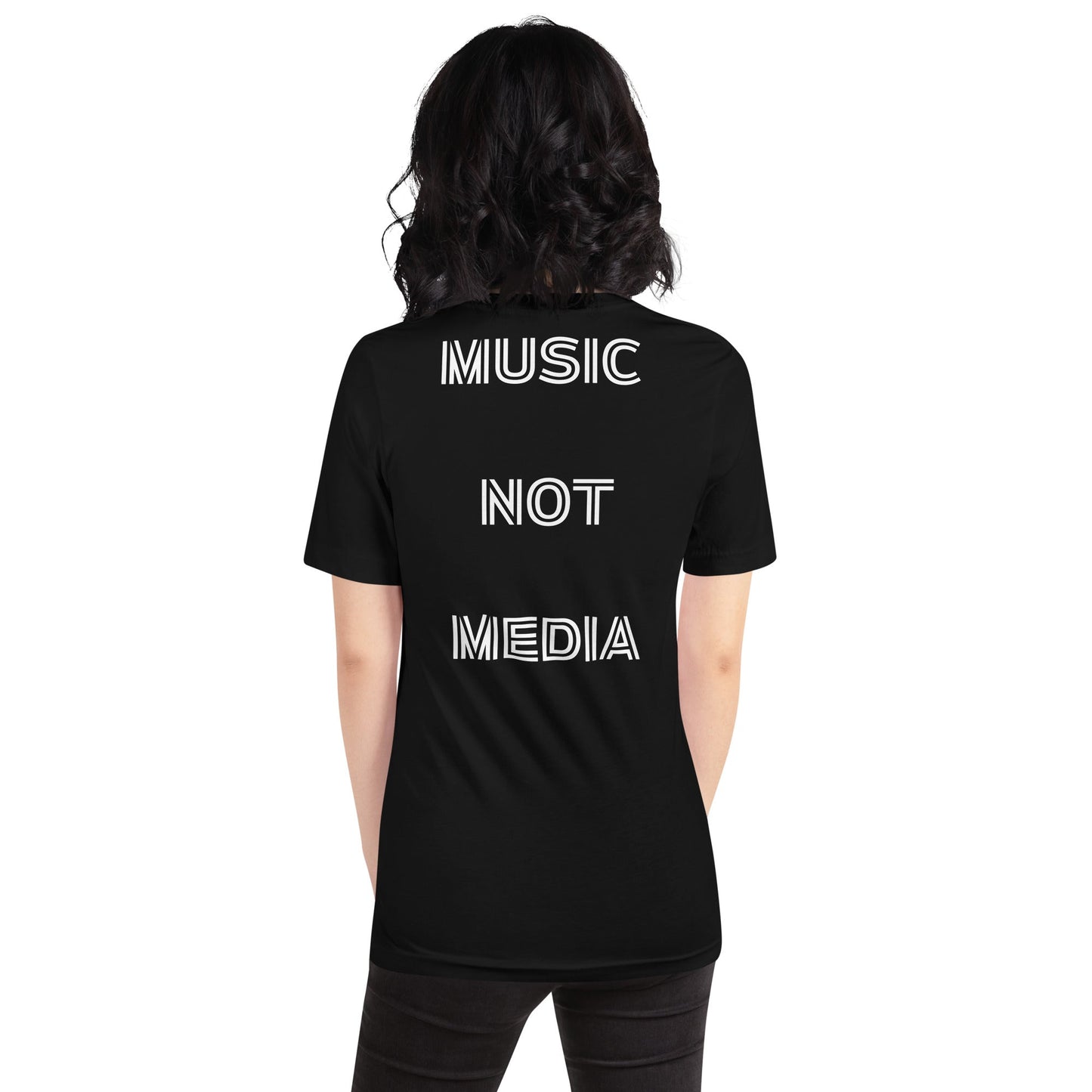 fWr Music Not Media Unisex T-shirt - BeExtra! Apparel & More