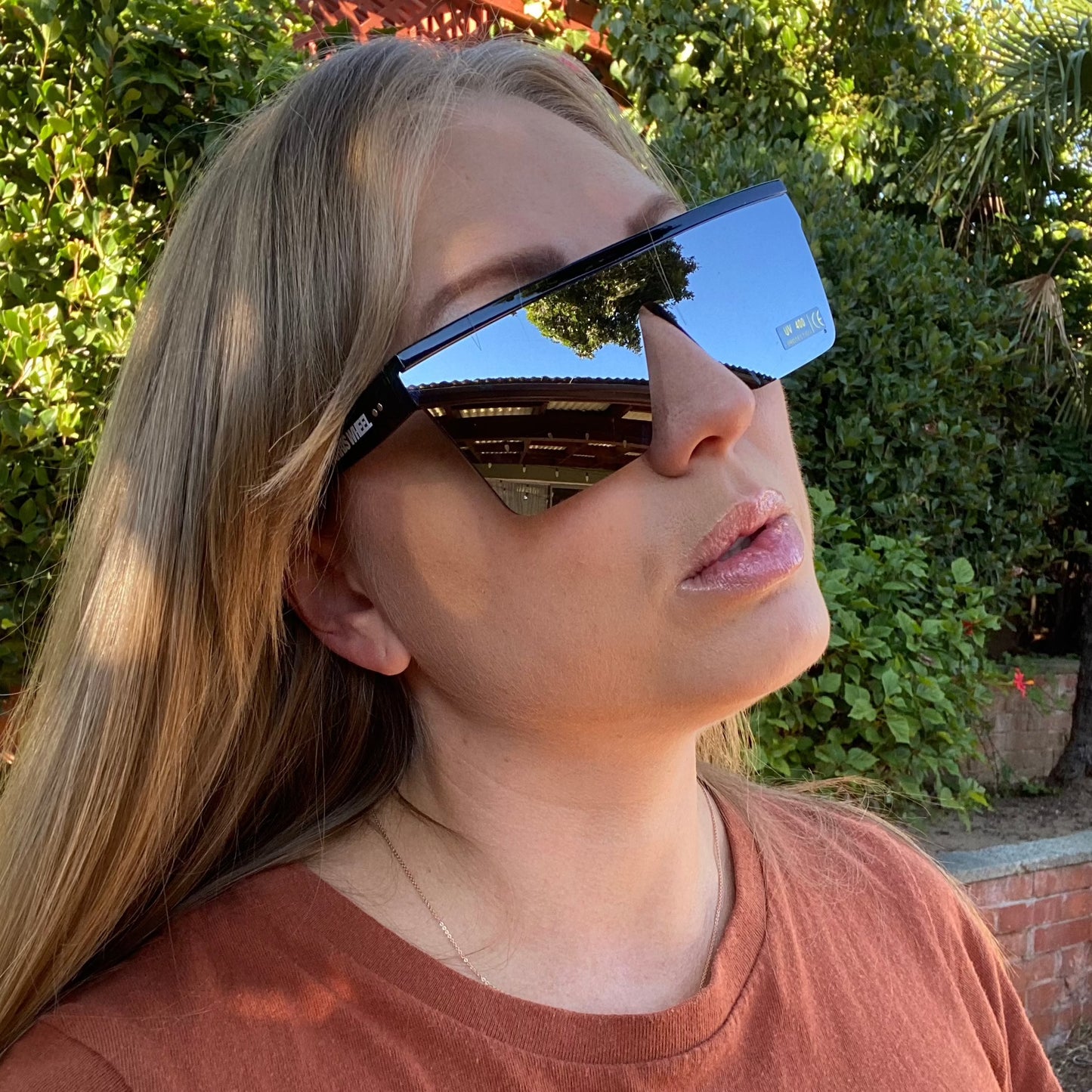 Farris wheel raver sunglasses grey mirror effect