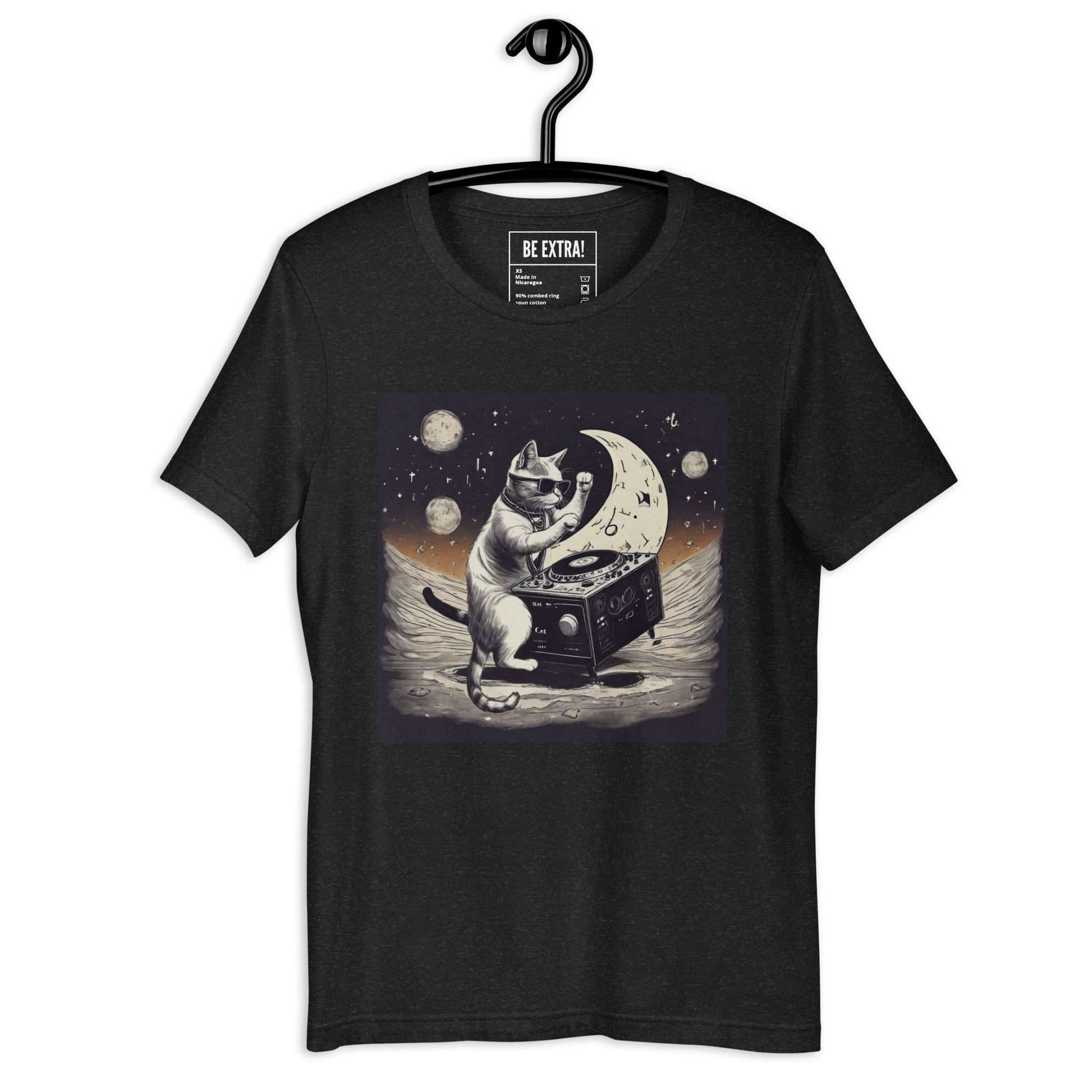Moon DJ Cat Unisex t-shirt - BeExtra! Apparel & More