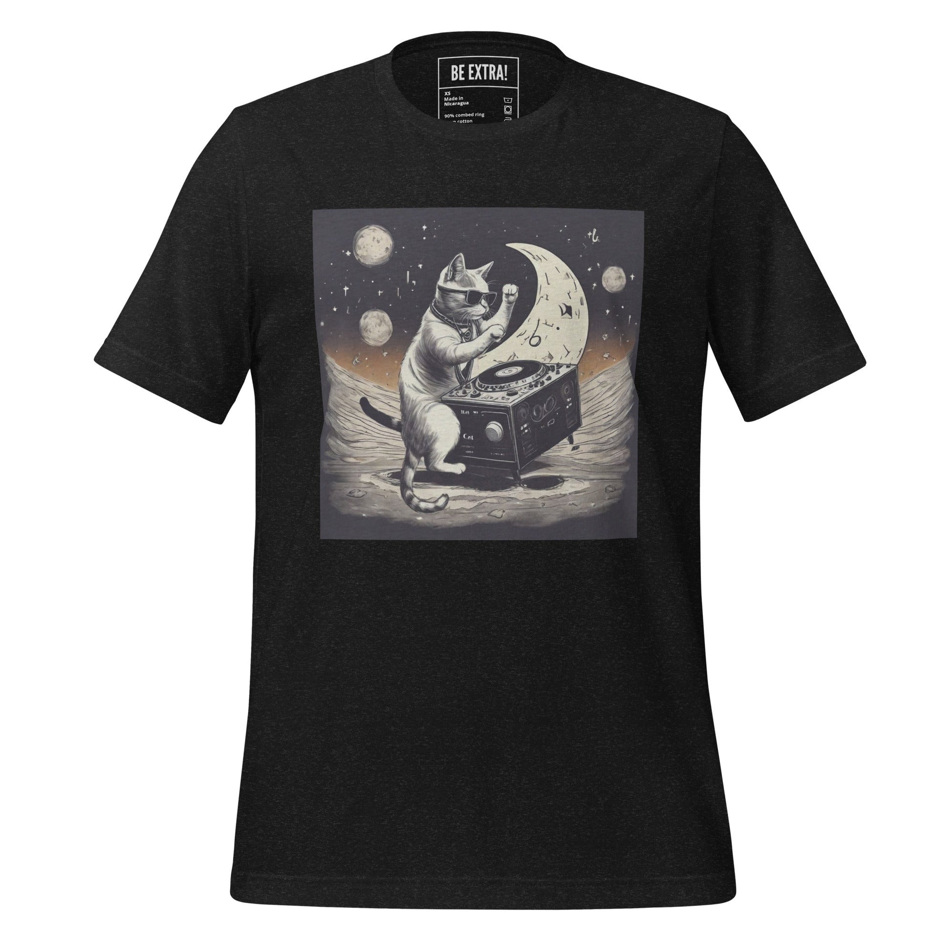 Moon DJ Cat Unisex t-shirt - BeExtra! Apparel & More