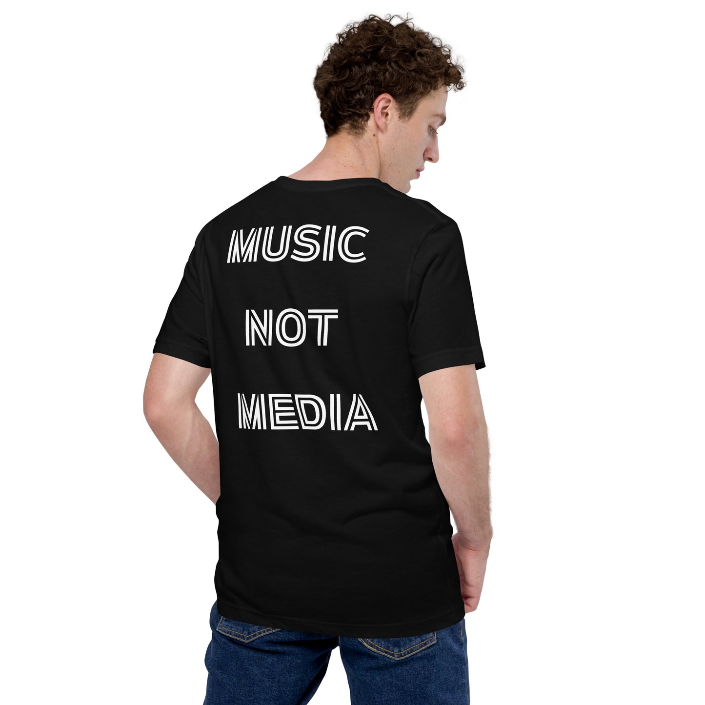 fWr Music Not Media Unisex t-shirt