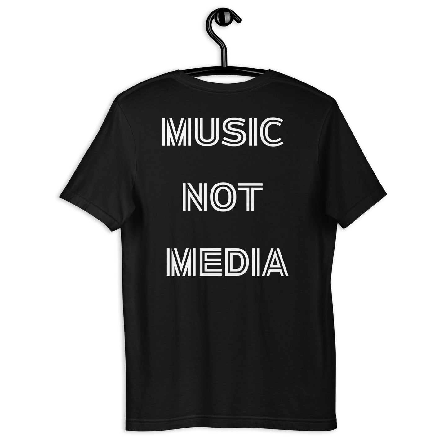 fWr Music Not Media Unisex t-shirt