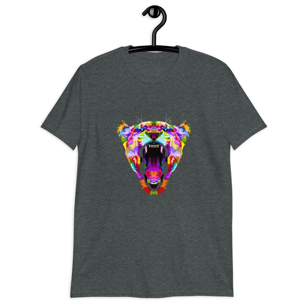 Angry Lion Short-Sleeve Unisex T-Shirt - BeExtra! Apparel & More