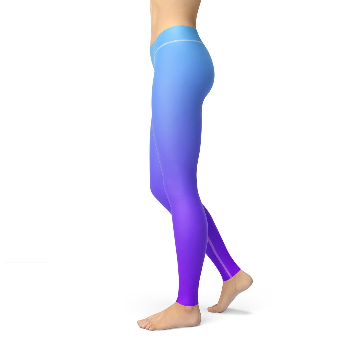 Avery Blue Purple Ombre Leggings For Women - BeExtra! Apparel & More