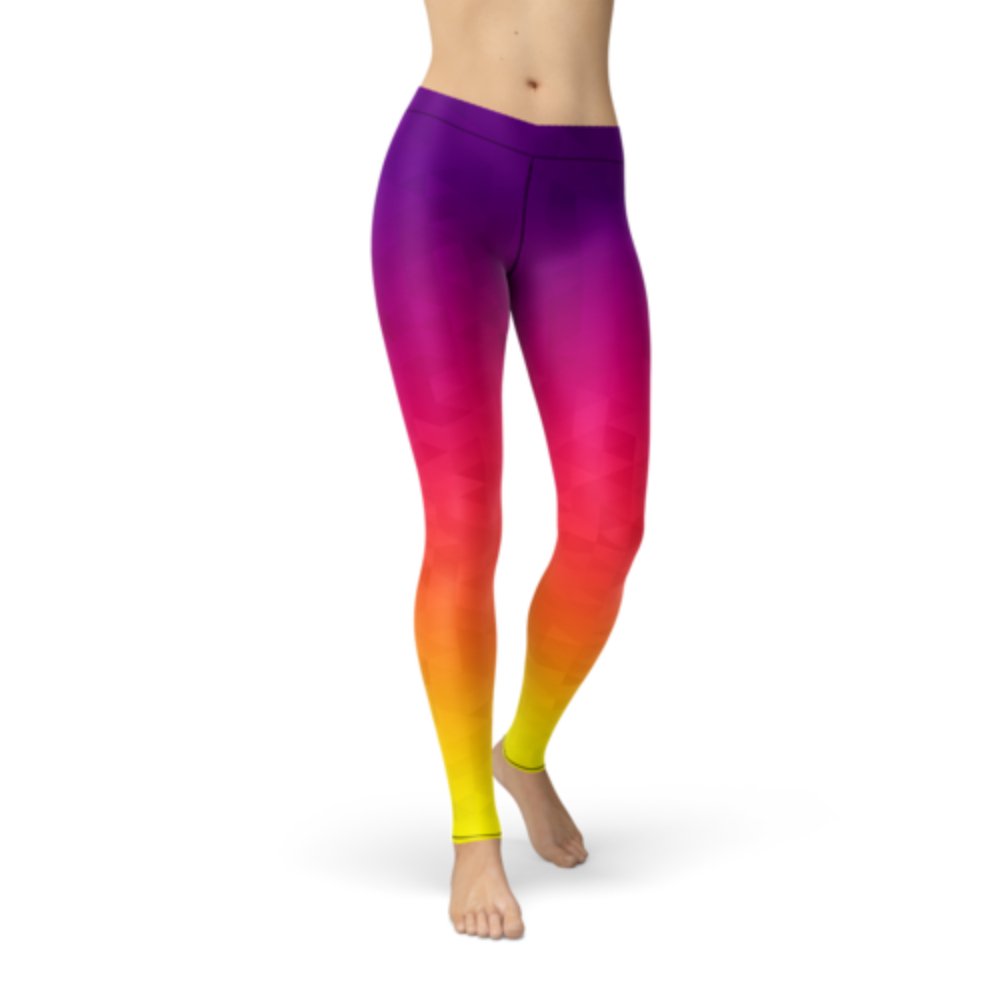 Avery Sunset Triangles Leggings - BeExtra! Apparel & More