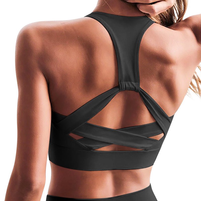 Be Extra! Crossed Back Sports Bra - BeExtra! Apparel & More