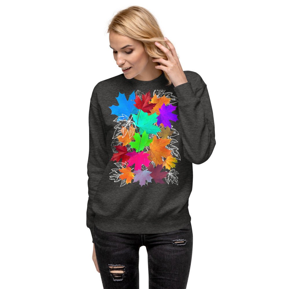 Be Extra Fall Leaves Unisex Fleece Pullover - BeExtra! Apparel & More