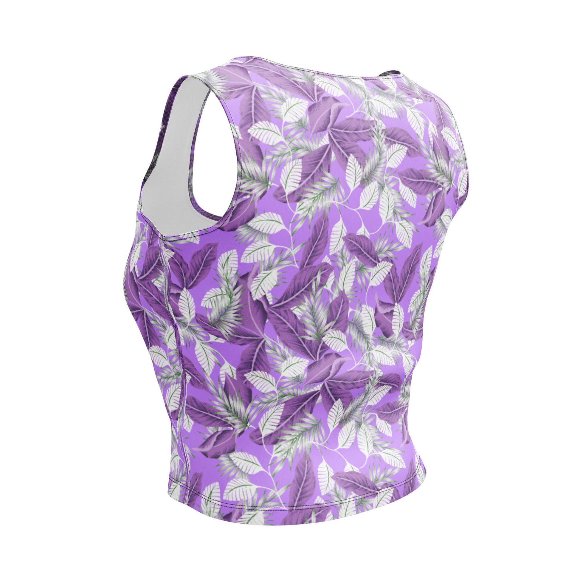 Be Extra! Floral Purple Crop Top - BeExtra! Apparel & More