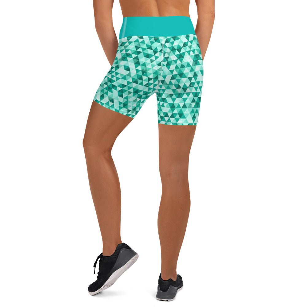 Be Extra! Green Angie Yoga Shorts - BeExtra! Apparel & More